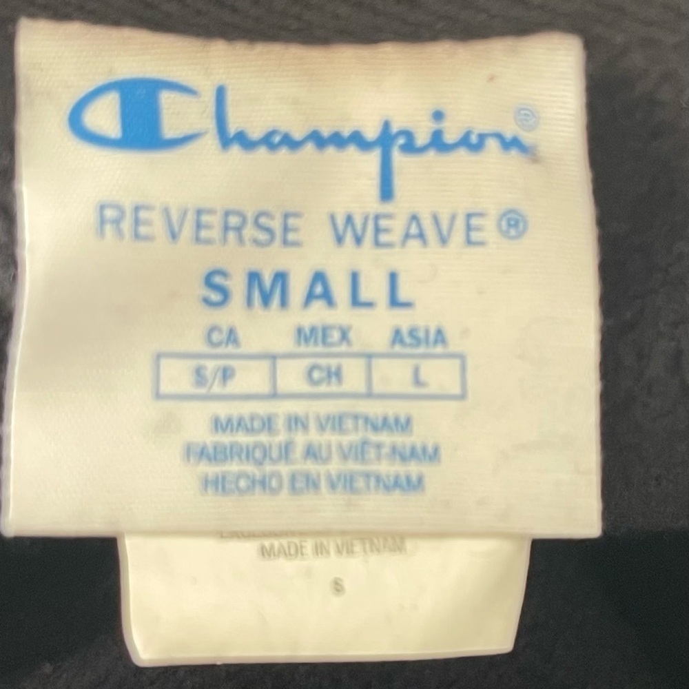 Champion Carrots Reverse Weave Pullover Men's Size S Black Big C Logo - Picture 3 of 12